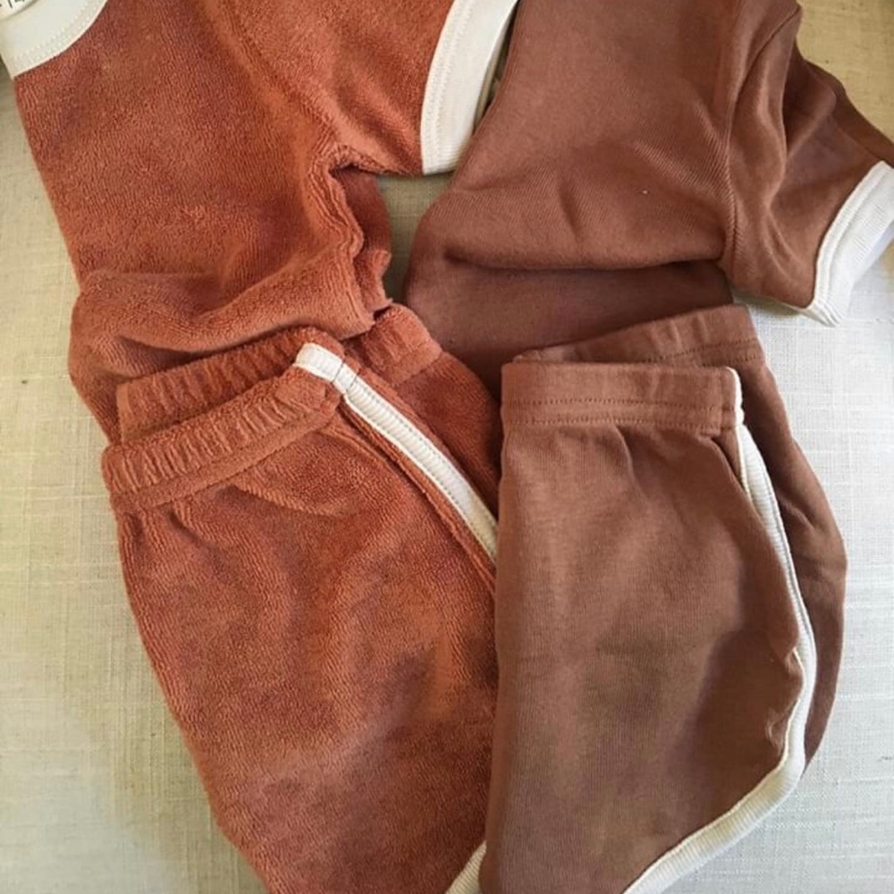 ISO Fin & Vince Terry Set & track shorts 🤎